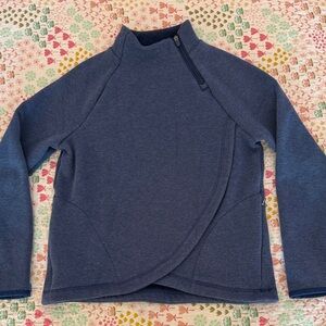 Athleta Navy Zip Pullover